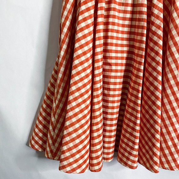 Gabby Skye Gingham Skater Dress with Pockets - Picture 9 of 9